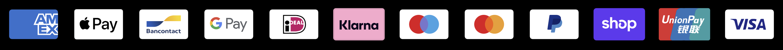 Screenshot of Papique website showing accepted payment methods and checkout payment logos