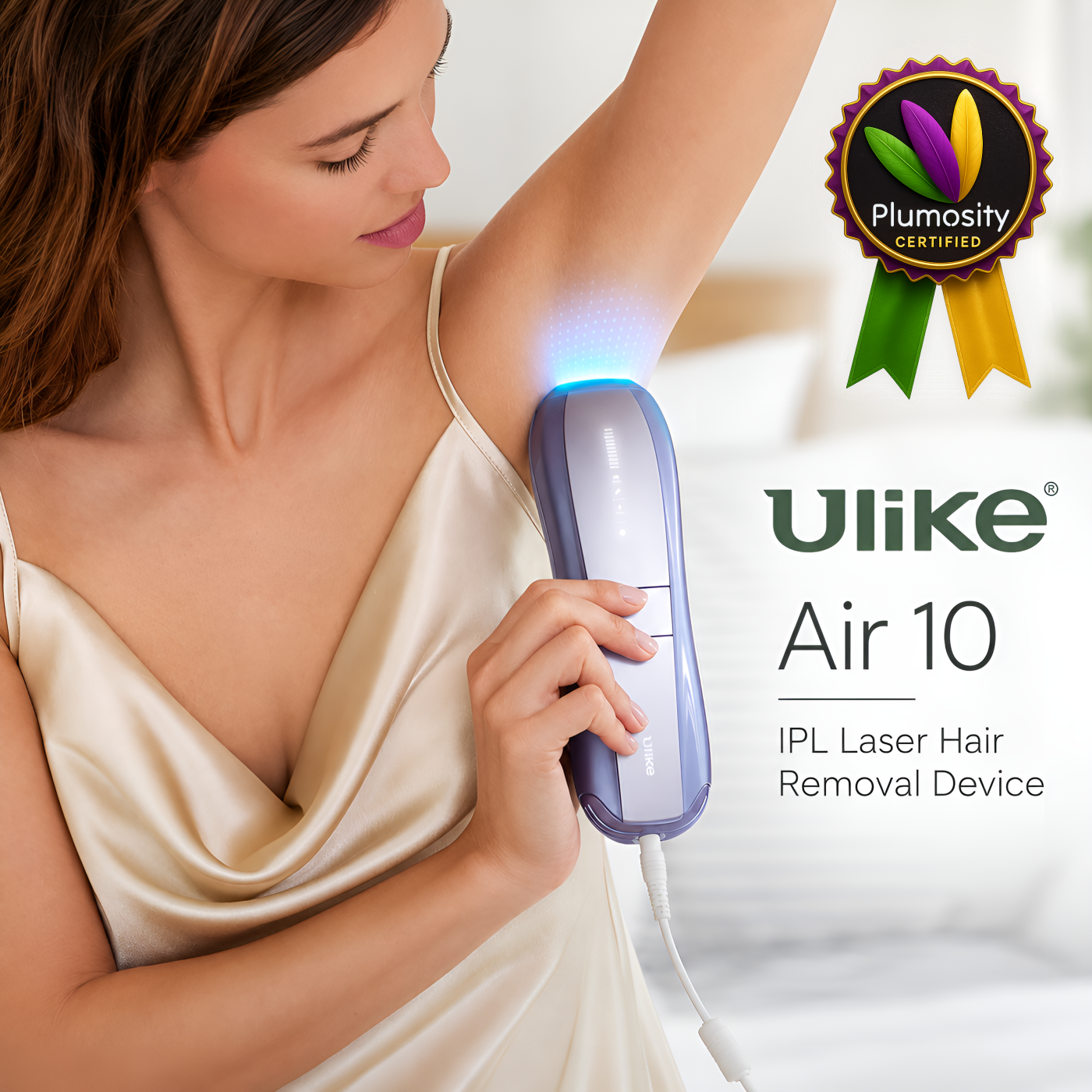 Purple Ulike Air 10 IPL hair removal device with sapphire cooling