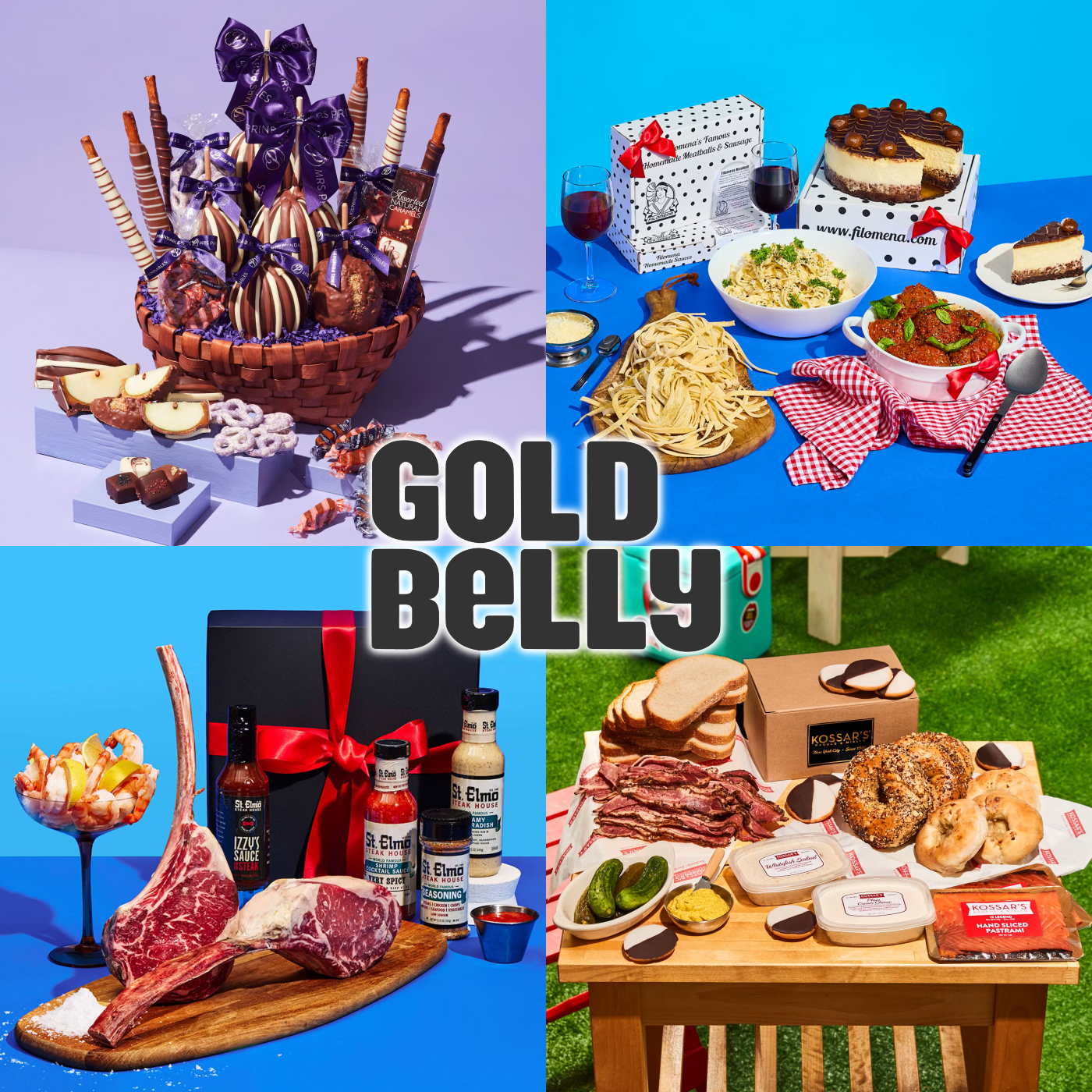 Selection of Goldbelly's iconic regional foods