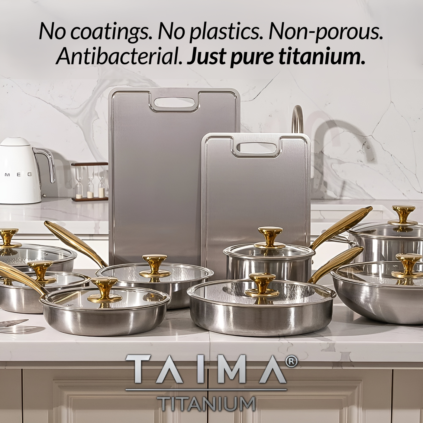 Taima Titanium kitchenware collection