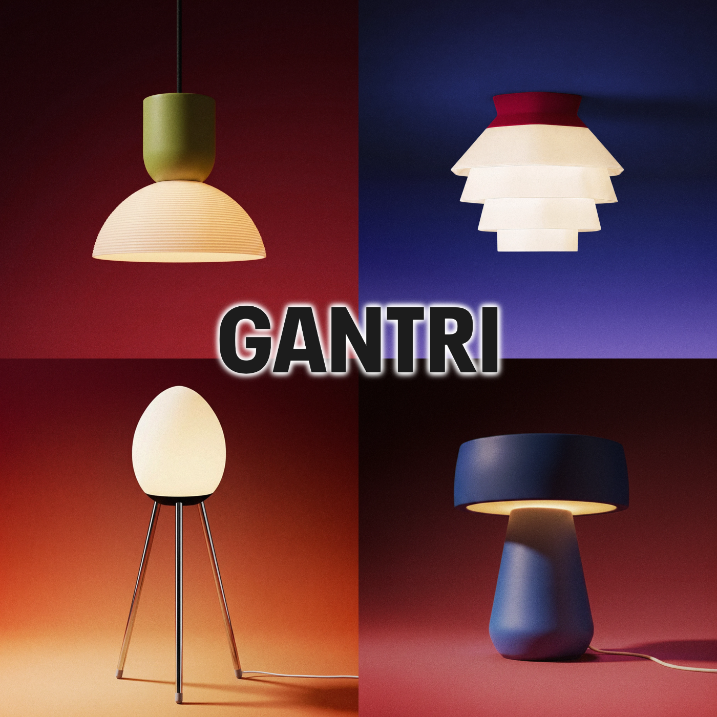 Gantri modern designer lighting