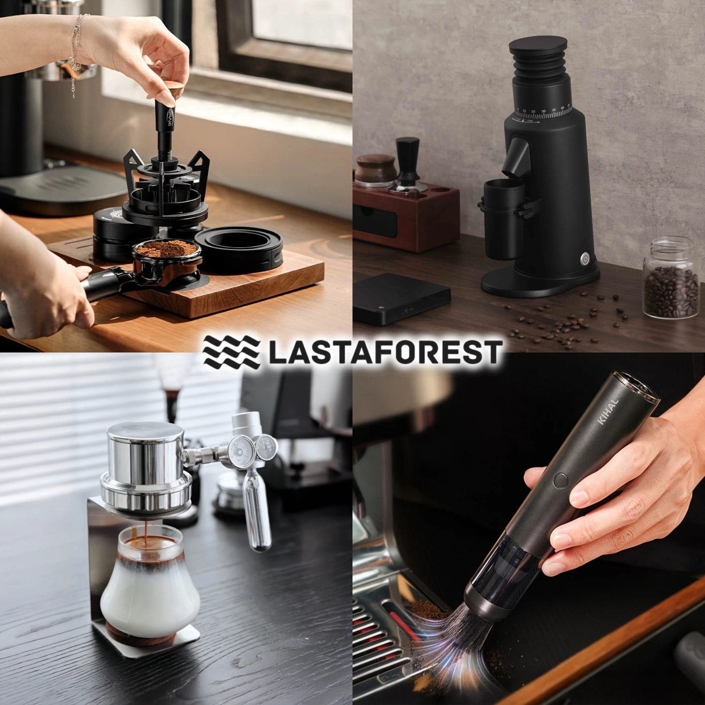 Lastaforest precision espresso tools and coffee accessories for home baristas