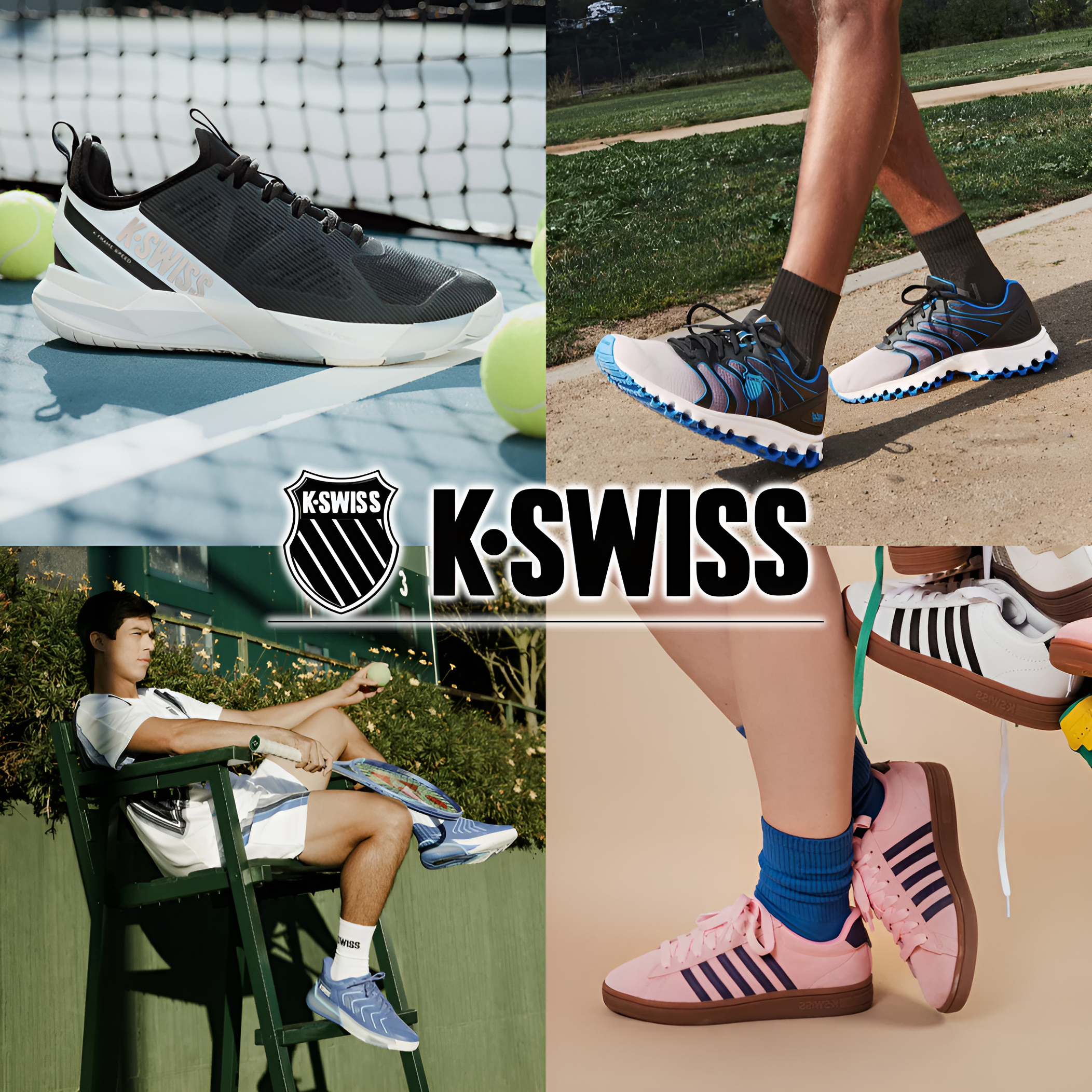 K-Swiss tennis, performance, and lifestyle shoes for court and everyday wear